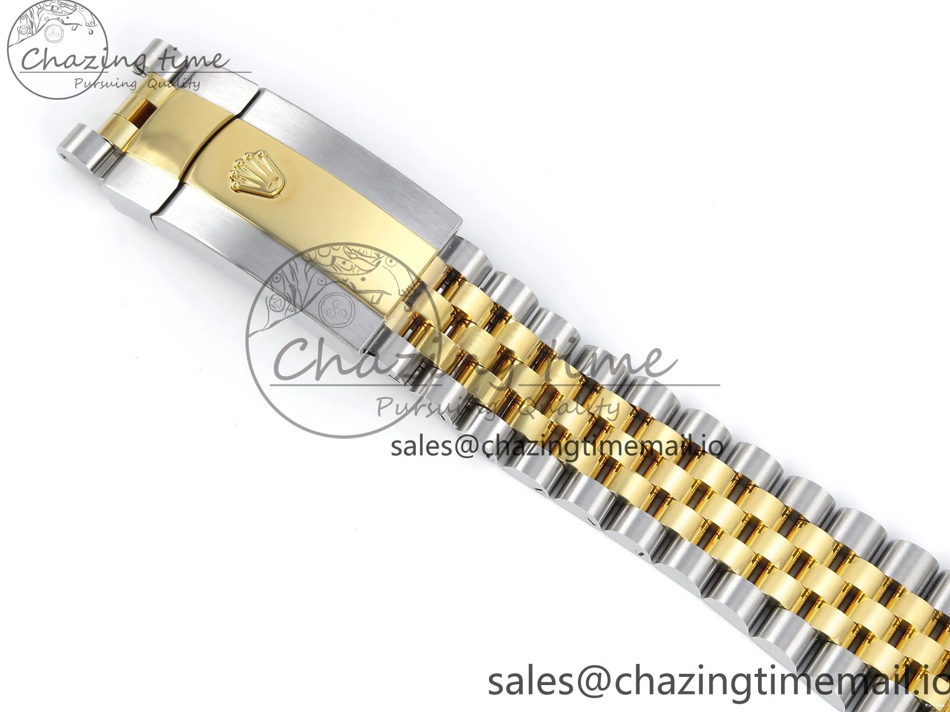 MiroTime 1223 Attractive DateJust 36 126283RBR EWEF Best Edition YG Diamonds Dial on SS YG Jubilee Bracelet A 635